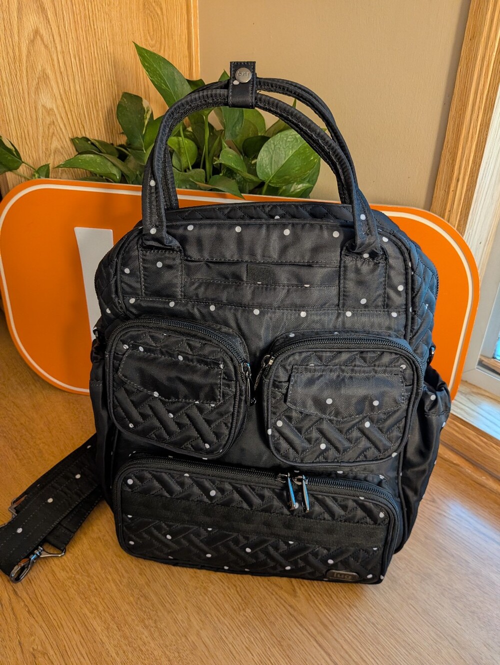 Lug Mini Puddle Jumper, Black Dot